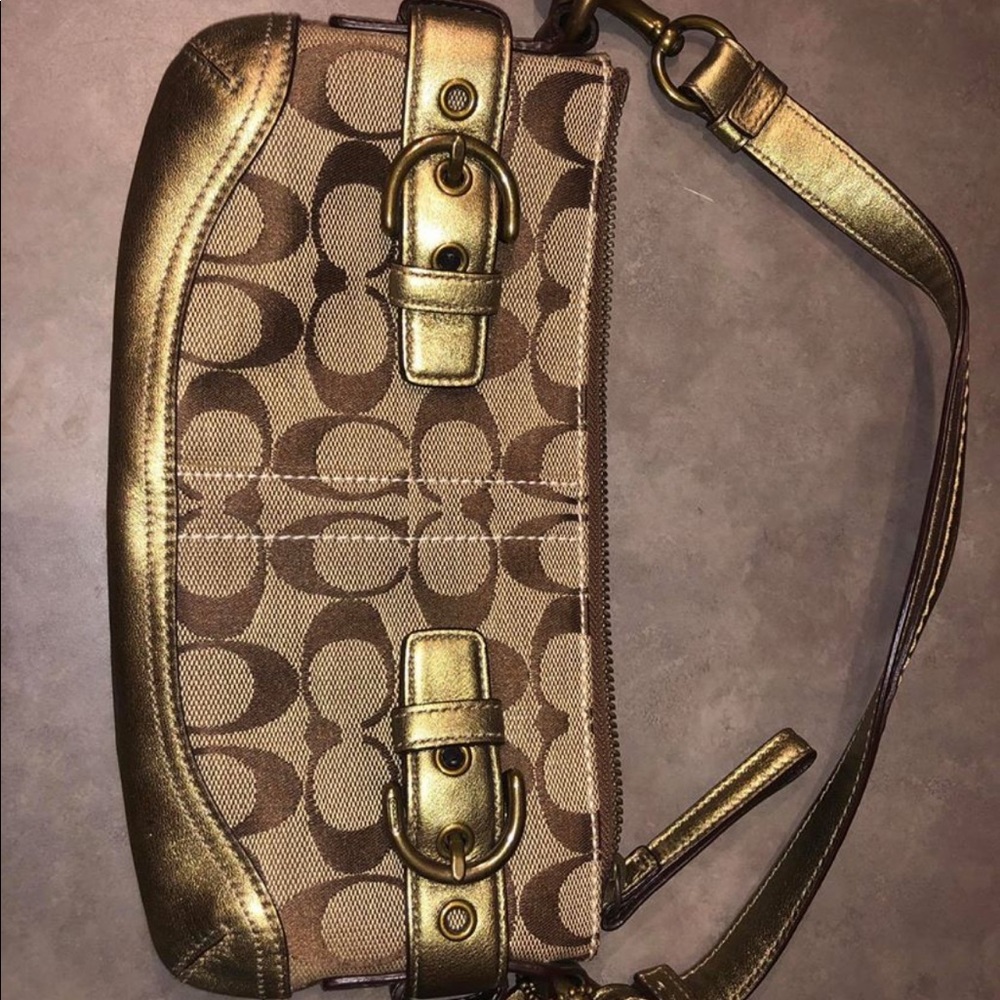 Small coach bag.